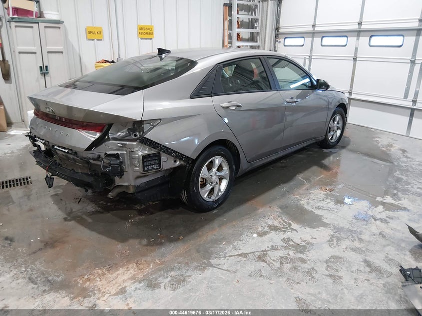 2023 Hyundai Elantra VIN KMHLL4AG4PU542367 IAAI salvage auction — REAR END, Salvage (Oklahoma), sold $3,000 on 2026-07-06 (photo 4)