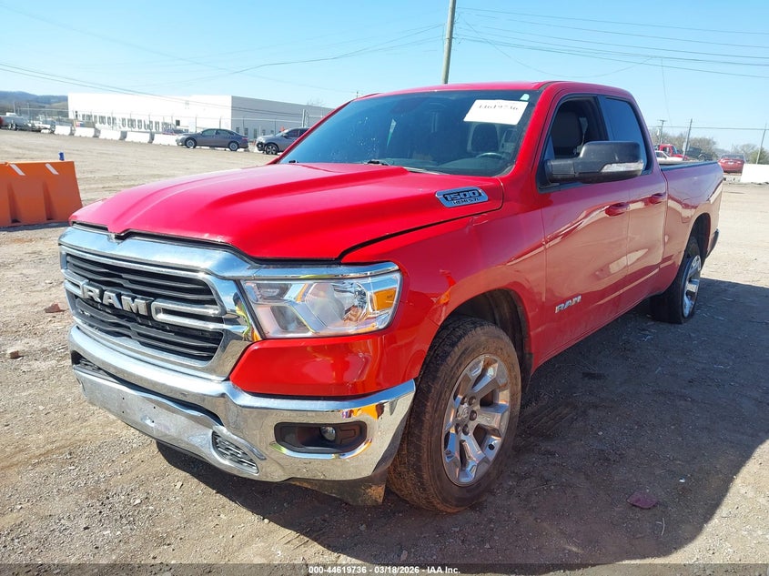2021 Ram 1500 VIN 1C6SRFBT1MN527800 IAAI salvage auction — SIDE, Salvage Title, sold $4,900 on 2026-07-17 (photo 2)