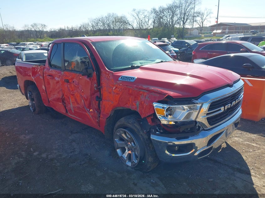 2021 Ram 1500 VIN 1C6SRFBT1MN527800 IAAI salvage auction — SIDE, Salvage Title, sold $4,900 on 2026-07-17 (photo 6)