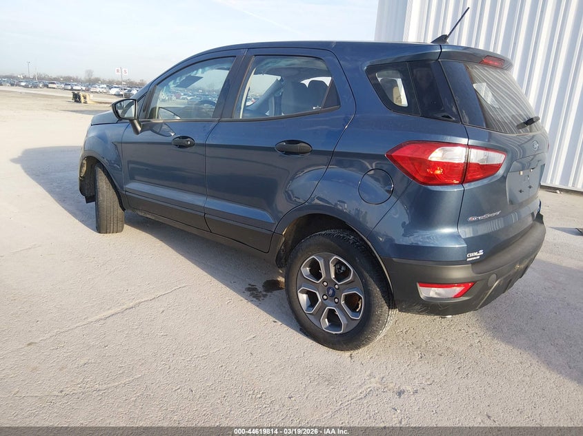 2022 Ford Ecosport VIN MAJ6S3FL4NC465156 IAAI salvage auction — RIGHT FRONT, Salvage (Illinois), sold $1,050 on 2026-07-07 (photo 3)