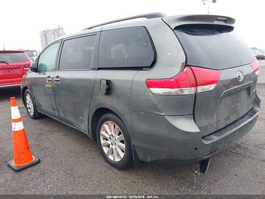 2012 Toyota Sienna VIN 5TDDK3DC6CS048315 IAAI salvage auction — NORMAL WEAR, Salvage (Texas), sold $1,900 on 2026-07-14 (photo 3)