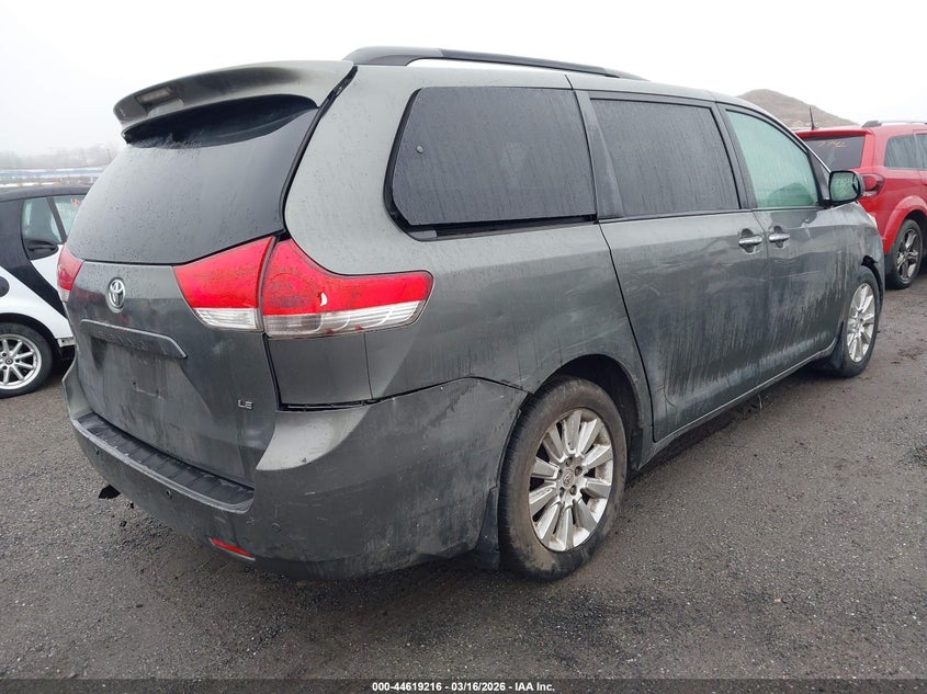 2012 Toyota Sienna VIN 5TDDK3DC6CS048315 IAAI salvage auction — NORMAL WEAR, Salvage (Texas), sold $1,900 on 2026-07-14 (photo 4)