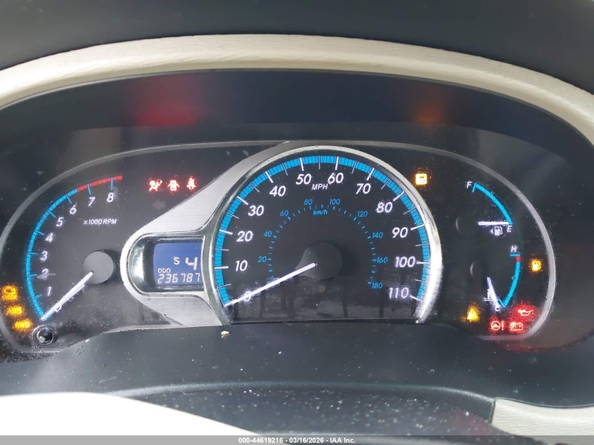 2012 Toyota Sienna VIN 5TDDK3DC6CS048315 IAAI salvage auction — NORMAL WEAR, Salvage (Texas), sold $1,900 on 2026-07-14 (photo 7)