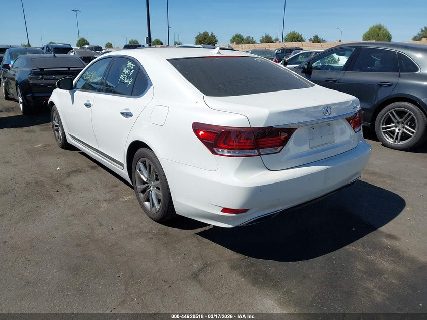 2013 Lexus Ls VIN JTHBL5EF5D5123505 IAAI salvage auction — LEFT FRONT, Salvage Title, sold $7,000 on 2026-08-14 (photo 3)