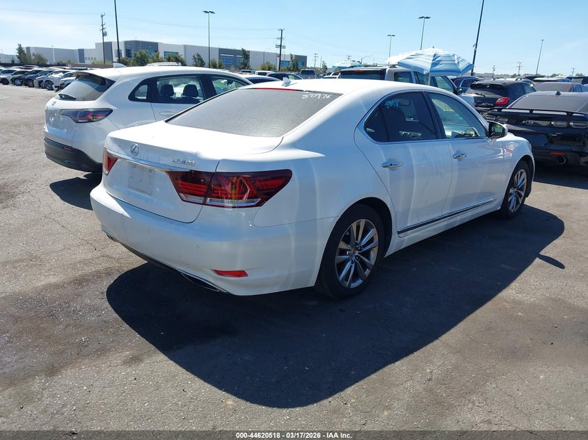 2013 Lexus Ls VIN JTHBL5EF5D5123505 IAAI salvage auction — LEFT FRONT, Salvage Title, sold $7,000 on 2026-08-14 (photo 4)