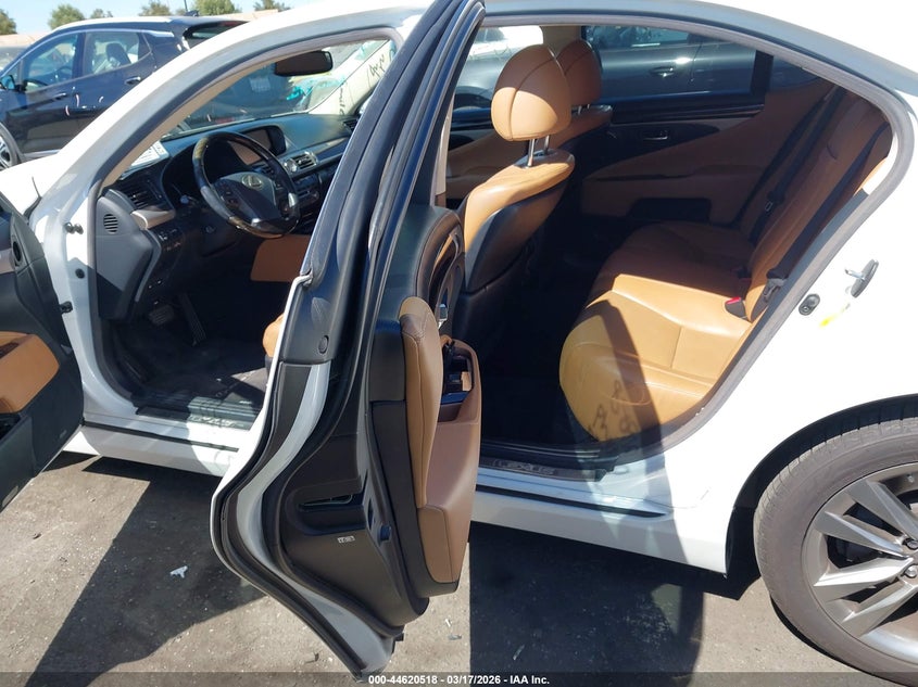 2013 Lexus Ls VIN JTHBL5EF5D5123505 IAAI salvage auction — LEFT FRONT, Salvage Title, sold $7,000 on 2026-08-14 (photo 8)
