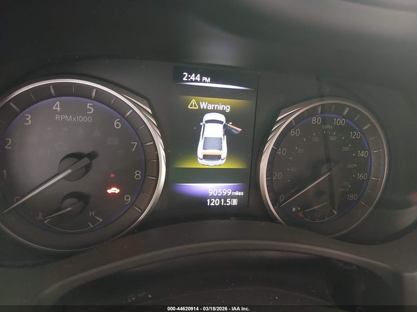 2019 Infiniti Q60 VIN JN1FV7EL2KM440372 IAAI salvage auction — ALL OVER, Salvage (Texas), sold $3,200 on 2026-07-14 (photo 7)