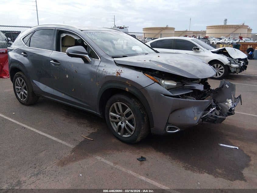 2015 Lexus Nx VIN JTJYARBZ3F2010788 IAAI salvage auction — FRONT END, Salvage (Hawaii), sold $2,150 on 2026-07-21 (photo 1)