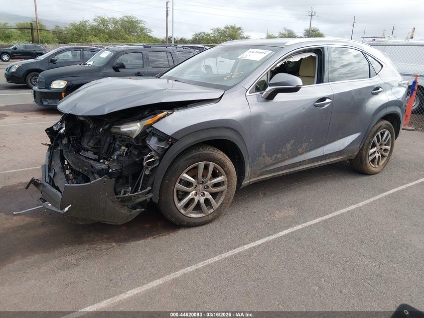 2015 Lexus Nx VIN JTJYARBZ3F2010788 IAAI salvage auction — FRONT END, Salvage (Hawaii), sold $2,150 on 2026-07-21 (photo 2)