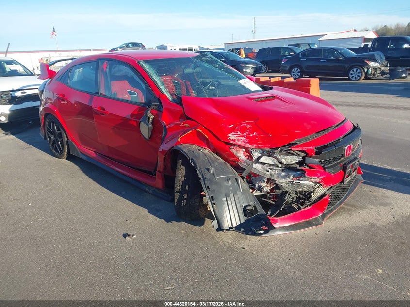 2018 Honda Civic type r VIN SHHFK8G79JU203797 IAAI salvage auction — ROLLOVER, Salvage Title, sold $6,200 on 2026-07-29 (photo 1)