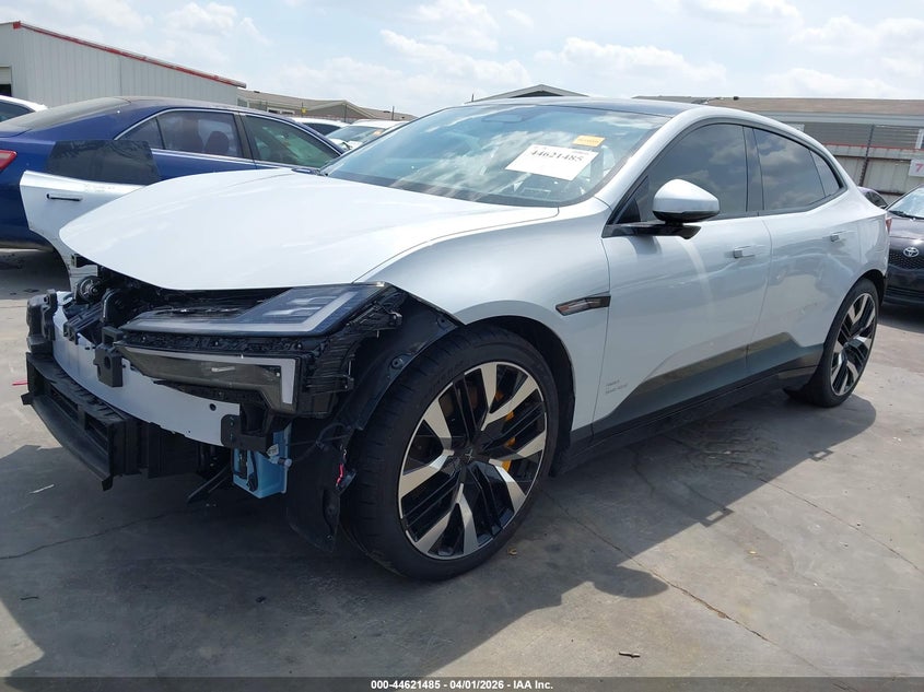 2026 Polestar 4 VIN YSRPA3A48TK000494 IAAI salvage auction — RIGHT SIDE, Wait Title, sold $19,400 on 2026-07-14 (photo 2)