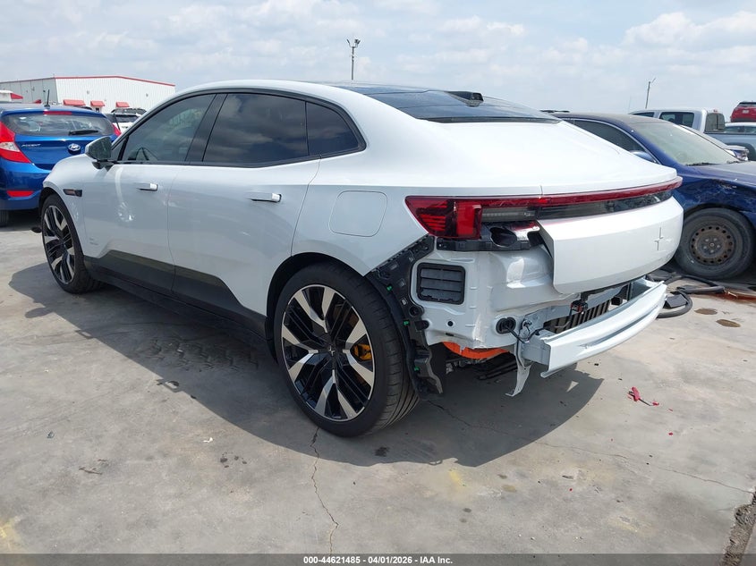 2026 Polestar 4 VIN YSRPA3A48TK000494 IAAI salvage auction — RIGHT SIDE, Wait Title, sold $19,400 on 2026-07-14 (photo 3)