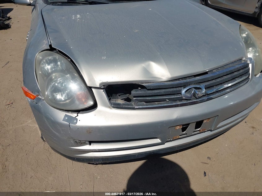 2003 Infiniti G35 VIN JNKCV51E33M018963 IAAI salvage auction — FRONT END, Salvage (California), sold $200 on 2026-07-08 (photo 6)