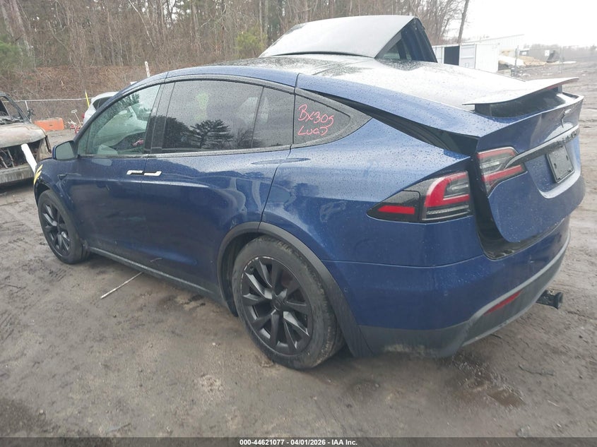 2022 Tesla Model x VIN 7SAXCDE50NF346305 IAAI salvage auction — UNKNOWN, Wait Title, sold $14,000 on 2026-07-21 (photo 3)
