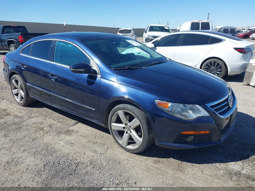 2012 Volkswagen Passat cc VIN WVWHP7ANXCE541372 IAAI salvage auction — TRANSMISSION, Salvage (California), sold $325 on 2026-08-06 (photo 1)