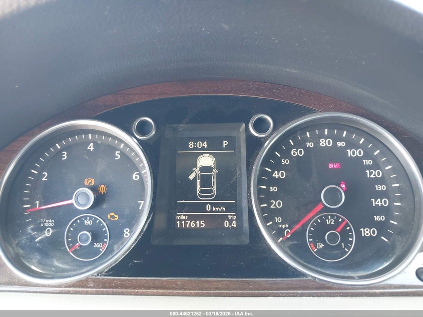 2012 Volkswagen Passat cc VIN WVWHP7ANXCE541372 IAAI salvage auction — TRANSMISSION, Salvage (California), sold $325 on 2026-08-06 (photo 7)