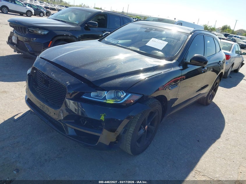 2019 Jaguar F-pace VIN SADCJ2FX8KA395895 IAAI salvage auction — FRONT END, Salvage Title, sold $4,750 on 2026-07-08 (photo 2)