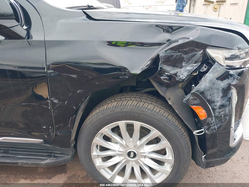 2021 Cadillac Escalade VIN 1GYS3JKL5MR368392 IAAI salvage auction — LEFT FRONT, Salvage (Hawaii), sold $23,250 on 2026-08-11 (photo 6)