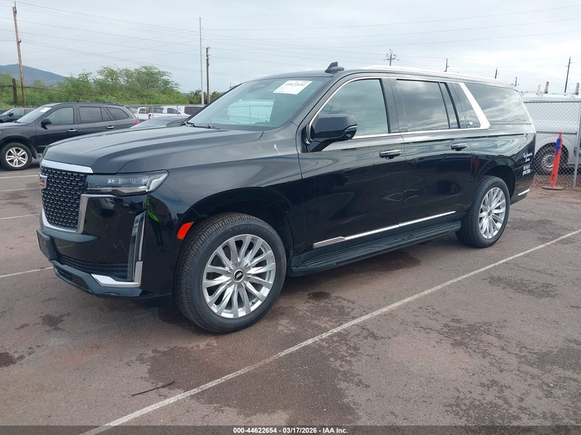 2021 Cadillac Escalade VIN 1GYS3JKL5MR368392 IAAI salvage auction — LEFT FRONT, Salvage (Hawaii), sold $23,250 on 2026-08-11 (photo 2)