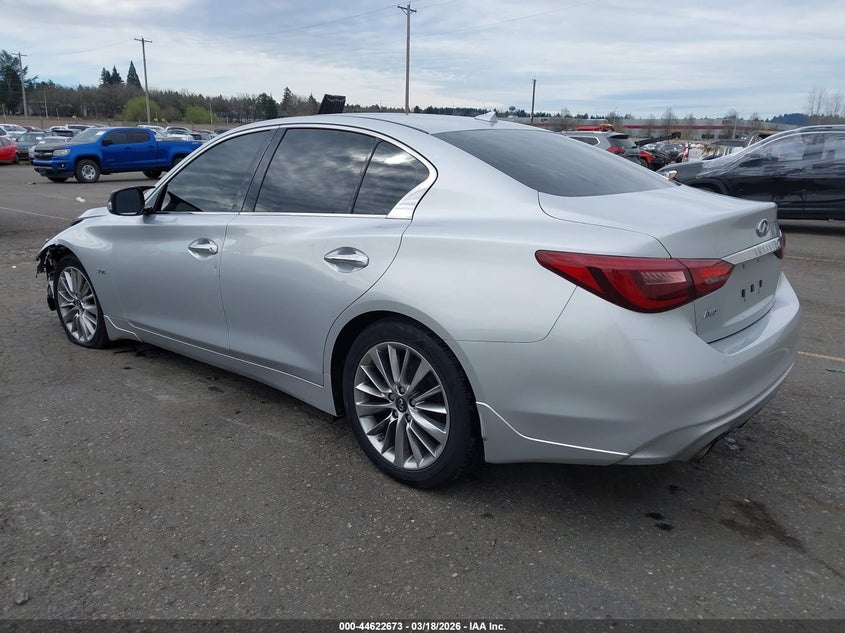 2018 Infiniti Q50 VIN JN1EV7AR2JM431983 IAAI salvage auction — FRONT END, Salvage (Colorado), sold $2,250 on 2026-07-09 (photo 3)