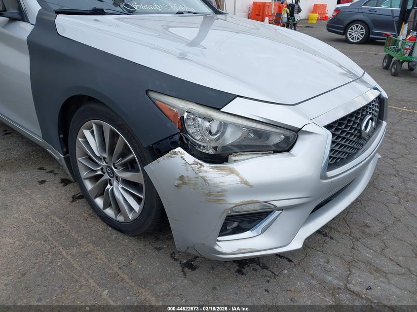 2018 Infiniti Q50 VIN JN1EV7AR2JM431983 IAAI salvage auction — FRONT END, Salvage (Colorado), sold $2,250 on 2026-07-09 (photo 6)
