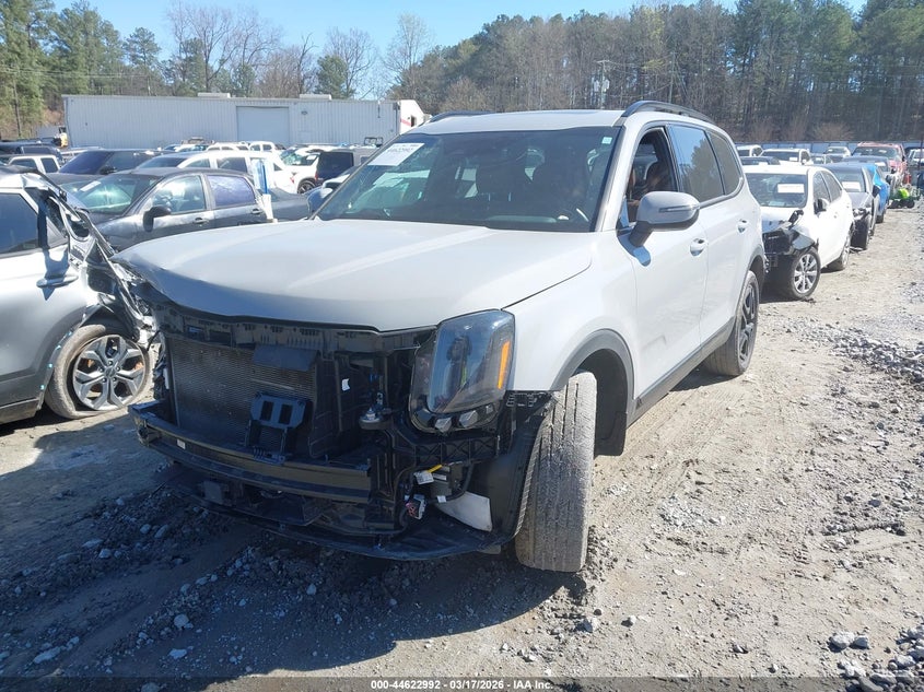 2024 Kia Telluride VIN 5XYP3DGC3RG495413 IAAI salvage auction — FRONT END, Clear (Georgia), sold $7,050 on 2026-07-21 (photo 2)
