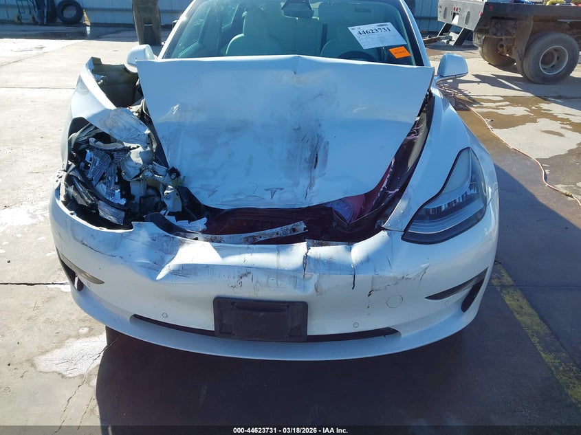 2020 Tesla Model 3 VIN 5YJ3E1EAXLF710079 IAAI salvage auction — FRONT END, Original (Texas), sold $5,200 on 2026-08-31 (photo 6)