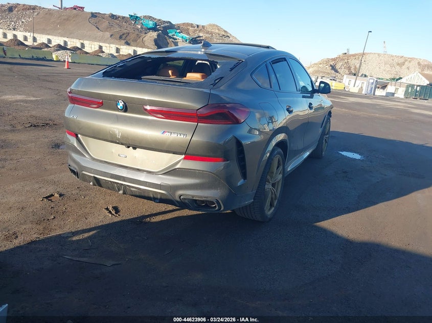 2023 BMW X6 VIN 5UXCY8C03P9R79663 IAAI salvage auction — FRONT END, Mv-907A (New York), sold $32,050 on 2026-07-06 (photo 4)