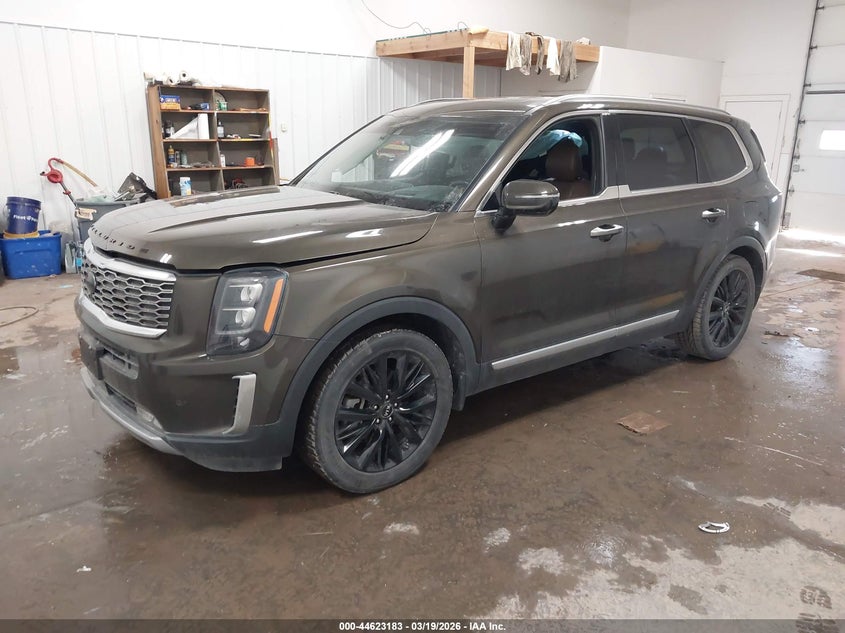 2021 Kia Telluride VIN 5XYP5DHC3MG123605 IAAI salvage auction — RIGHT SIDE, Regular (South Dakota), sold $6,200 on 2026-07-21 (photo 2)