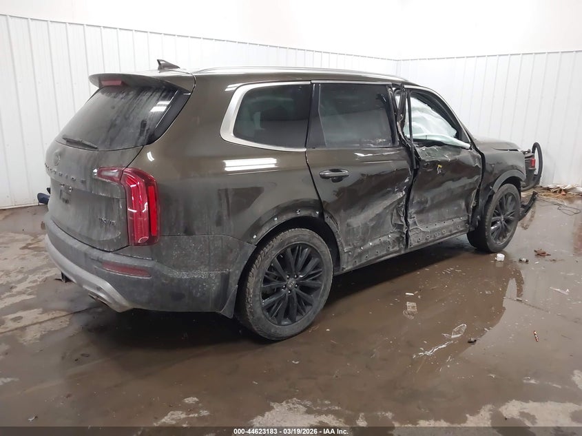 2021 Kia Telluride VIN 5XYP5DHC3MG123605 IAAI salvage auction — RIGHT SIDE, Regular (South Dakota), sold $6,200 on 2026-07-21 (photo 4)