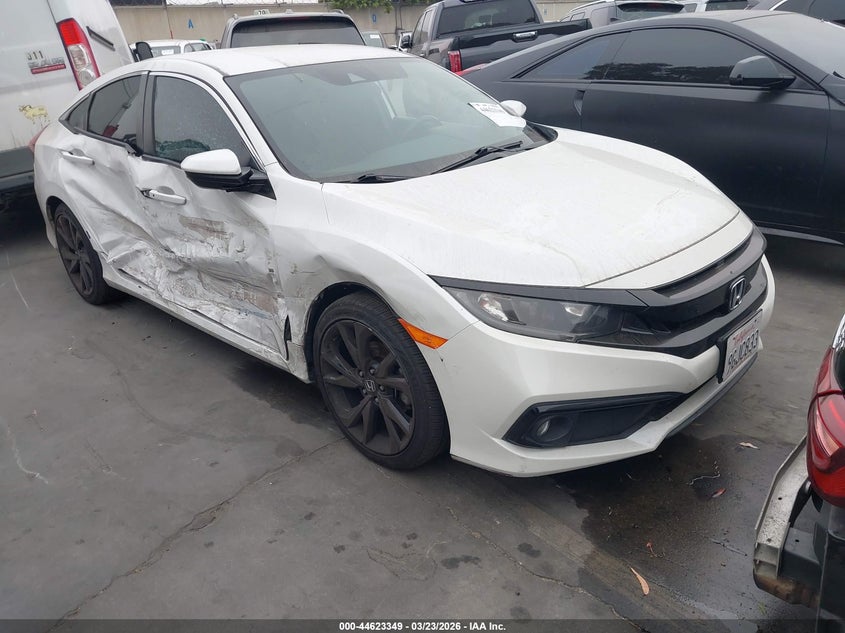 2020 Honda Civic VIN 2HGFC2F8XLH595452 IAAI salvage auction — SIDE, Salvage Title, sold $5,200 on 2026-07-26 (photo 1)