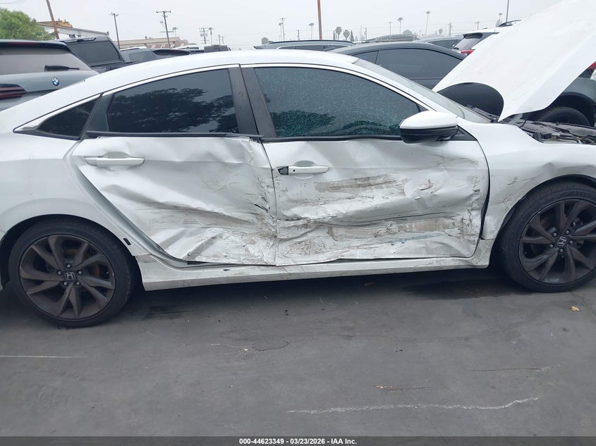 2020 Honda Civic VIN 2HGFC2F8XLH595452 IAAI salvage auction — SIDE, Salvage Title, sold $5,200 on 2026-07-26 (photo 6)