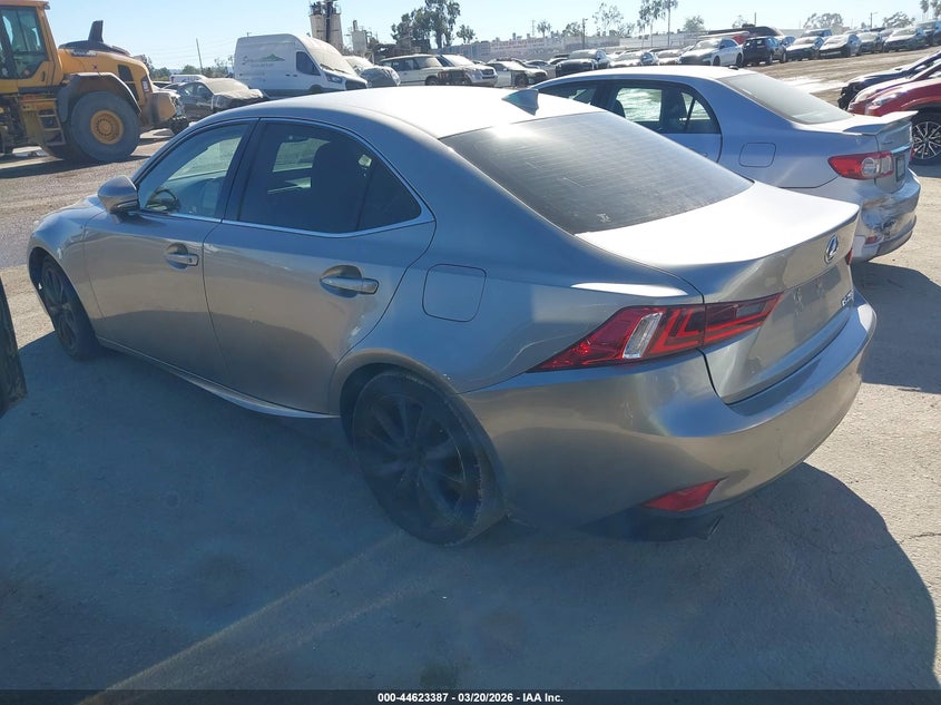 2015 Lexus Is VIN JTHBF1D22F5068402 IAAI salvage auction — RIGHT SIDE, Salvage (California), sold $25 on 2026-07-29 (photo 3)