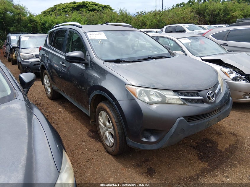 2014 Toyota Rav 4 VIN JTMZFREV9EJ008579 IAAI salvage auction — LEFT REAR, Salvage (Hawaii), sold $175 on 2026-07-14 (photo 1)