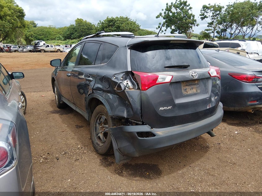 2014 Toyota Rav 4 VIN JTMZFREV9EJ008579 IAAI salvage auction — LEFT REAR, Salvage (Hawaii), sold $175 on 2026-07-14 (photo 3)