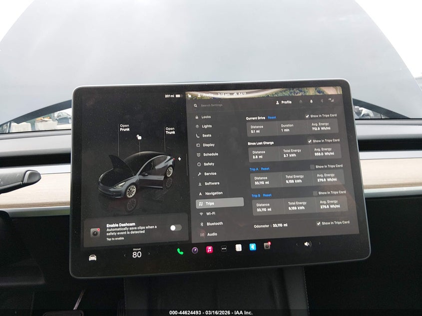 2022 Tesla Model 3 VIN 5YJ3E1EB4NF246654 IAAI salvage auction — SIDE, Salvage Title, sold $17,325 on 2026-07-16 (photo 7)