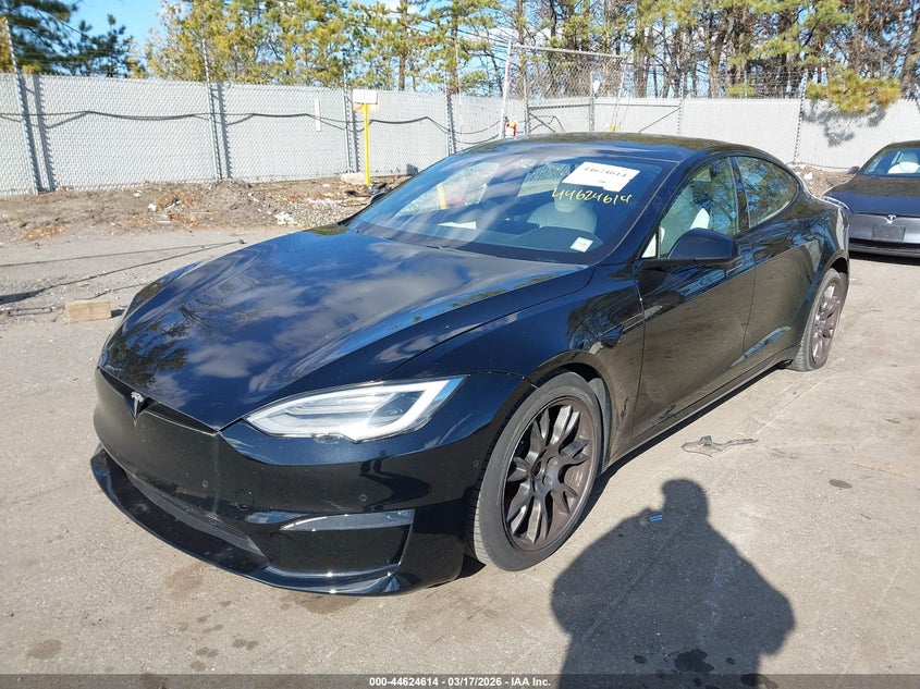 2021 Tesla Model s VIN 5YJSA1E56MF428517 IAAI salvage auction — MECHANICAL, Salvage Title, sold $12,600 on 2026-07-28 (photo 2)