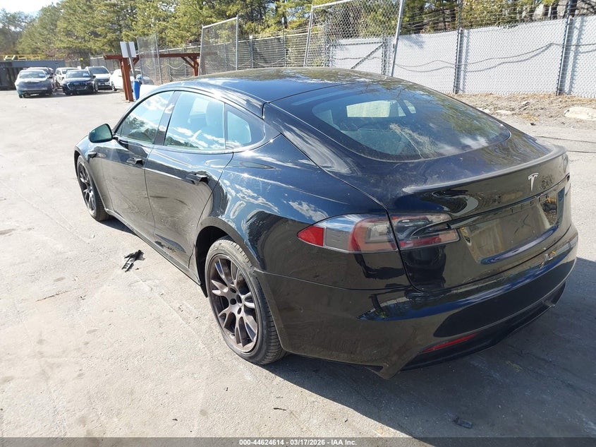 2021 Tesla Model s VIN 5YJSA1E56MF428517 IAAI salvage auction — MECHANICAL, Salvage Title, sold $12,600 on 2026-07-28 (photo 3)