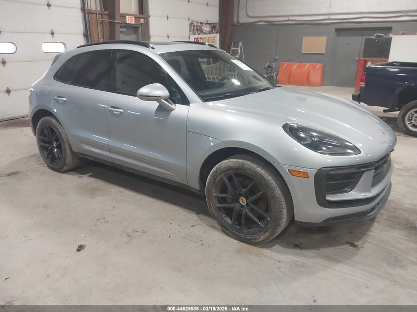 2023 Porsche Macan VIN WP1AA2A58PLB11426 IAAI salvage auction — LEFT FRONT, Salvage (New Jersey), sold $25,300 on 2026-07-20 (photo 1)