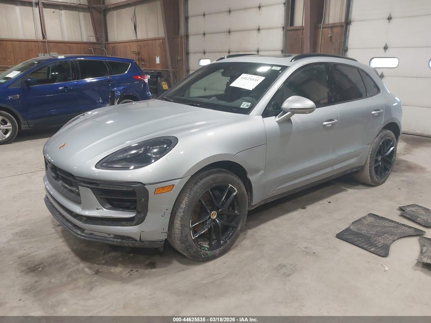 2023 Porsche Macan VIN WP1AA2A58PLB11426 IAAI salvage auction — LEFT FRONT, Salvage (New Jersey), sold $25,300 on 2026-07-20 (photo 2)