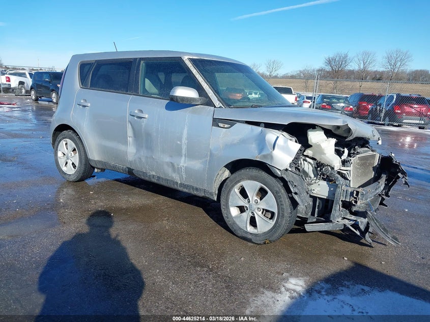 2014 Kia Soul VIN KNDJN2A26E7704025 IAAI salvage auction — FRONT & REAR, Salvage (Texas), sold $525 on 2026-07-28 (photo 1)