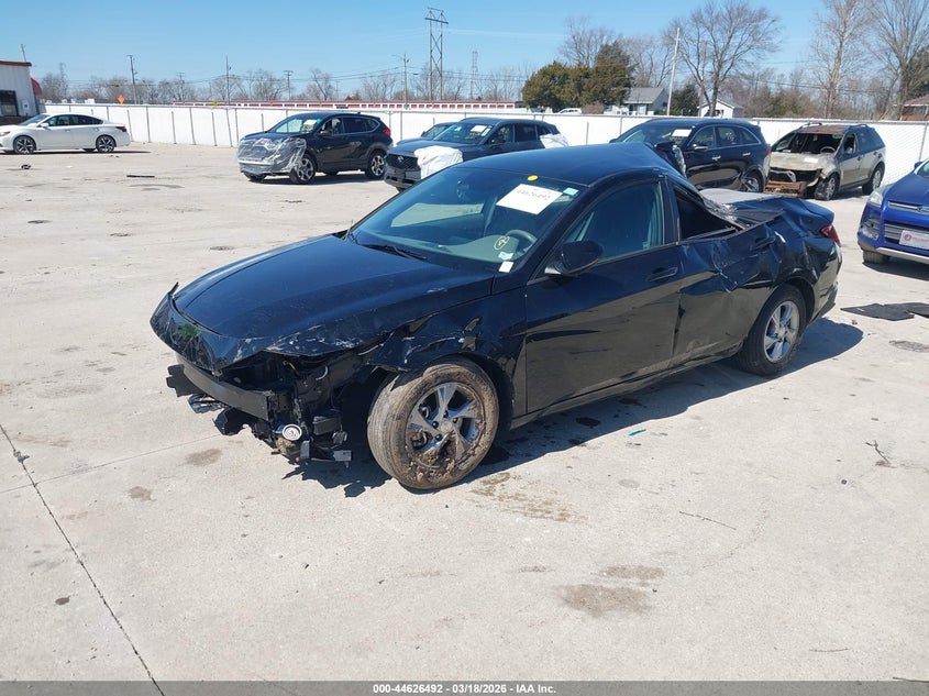 2021 Hyundai Elantra VIN 5NPLL4AG6MH050448 IAAI salvage auction — FRONT & REAR, Salvage (Idaho), sold $1,050 on 2026-07-28 (photo 2)