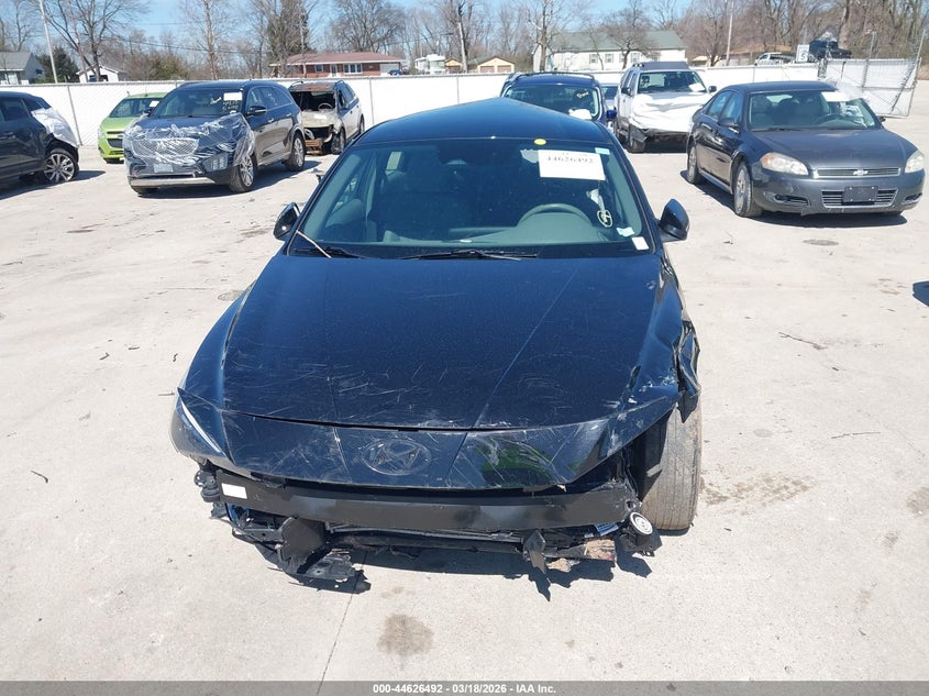 2021 Hyundai Elantra VIN 5NPLL4AG6MH050448 IAAI salvage auction — FRONT & REAR, Salvage (Idaho), sold $1,050 on 2026-07-28 (photo 6)