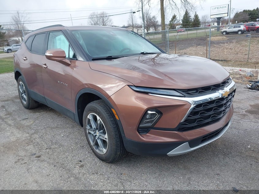2024 Chevrolet Blazer VIN 3GNKBDR42RS169353 IAAI salvage auction — UNKNOWN, Clear (Michigan), sold $9,950 on 2026-07-23 (photo 1)