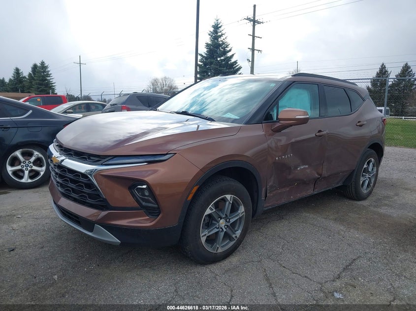 2024 Chevrolet Blazer VIN 3GNKBDR42RS169353 IAAI salvage auction — UNKNOWN, Clear (Michigan), sold $9,950 on 2026-07-23 (photo 2)