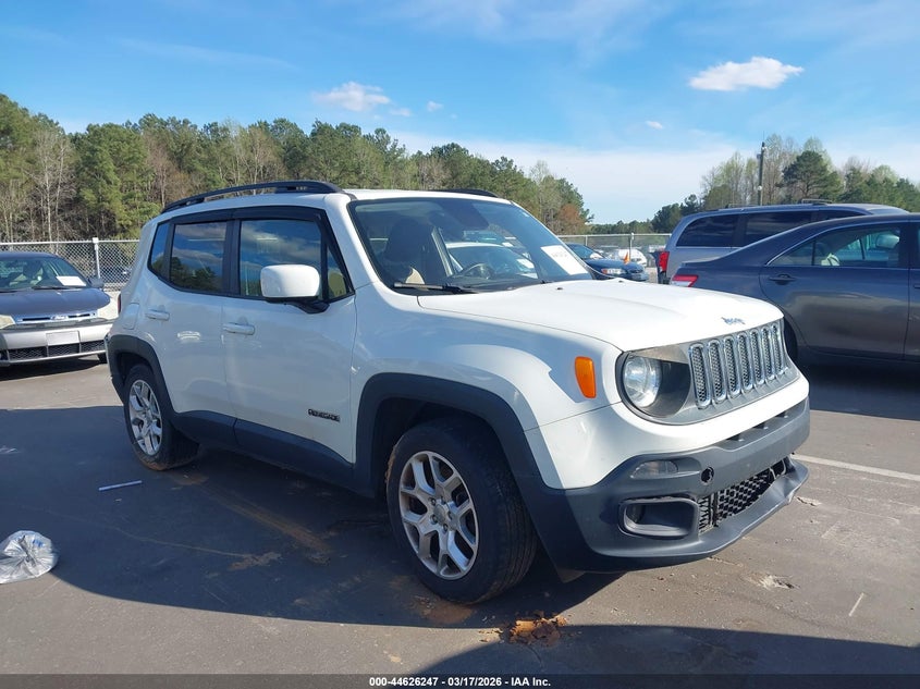 2017 Jeep Renegade VIN ZACCJABB7HPF59971 IAAI salvage auction — FRONT & REAR, Salvage Title, sold $1,900 on 2026-07-08 (photo 1)