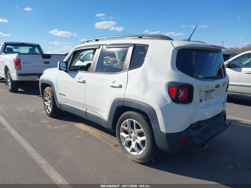 2017 Jeep Renegade VIN ZACCJABB7HPF59971 IAAI salvage auction — FRONT & REAR, Salvage Title, sold $1,900 on 2026-07-08 (photo 3)