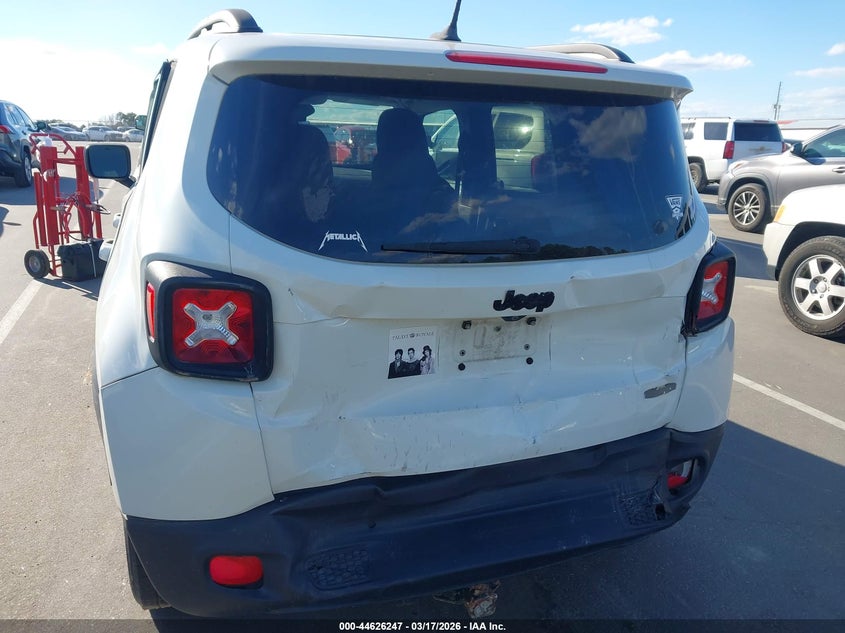 2017 Jeep Renegade VIN ZACCJABB7HPF59971 IAAI salvage auction — FRONT & REAR, Salvage Title, sold $1,900 on 2026-07-08 (photo 6)