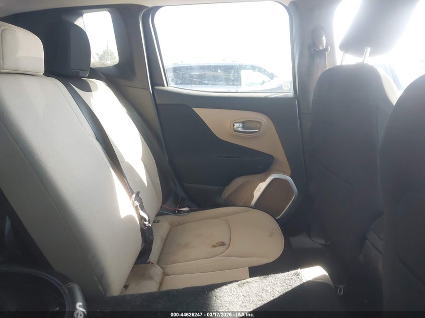 2017 Jeep Renegade VIN ZACCJABB7HPF59971 IAAI salvage auction — FRONT & REAR, Salvage Title, sold $1,900 on 2026-07-08 (photo 8)