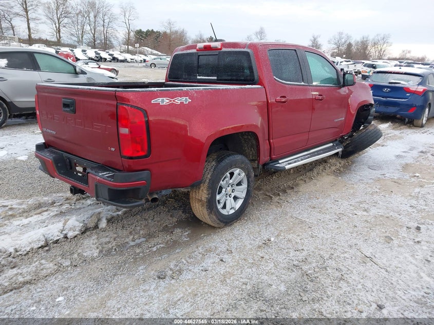 2021 Chevrolet Colorado VIN 1GCGTCEN9M1147185 IAAI salvage auction — FRONT END, Salvage Title, sold $10,200 on 2026-07-29 (photo 4)